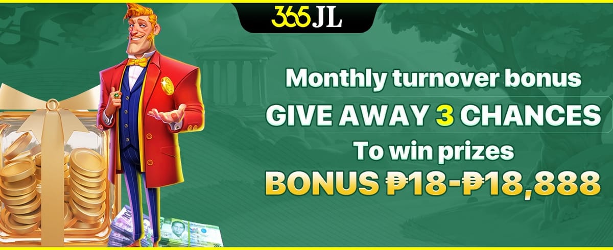 Monthly Turnover Jackpot promotion banner